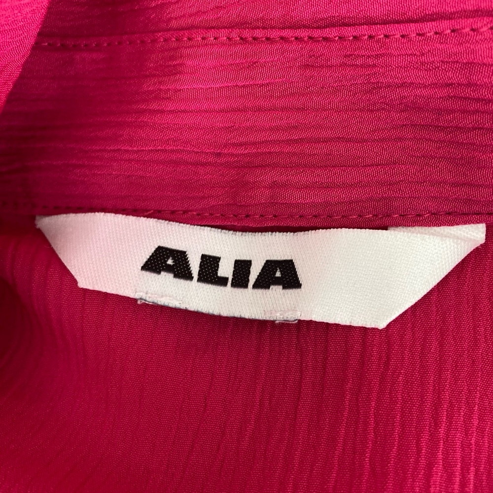 Sold-Women's Alia Button-Up Shirt Pink - Picture 6 of 8